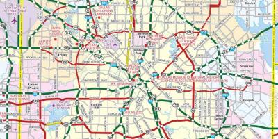 Dallas hartë të qytetit