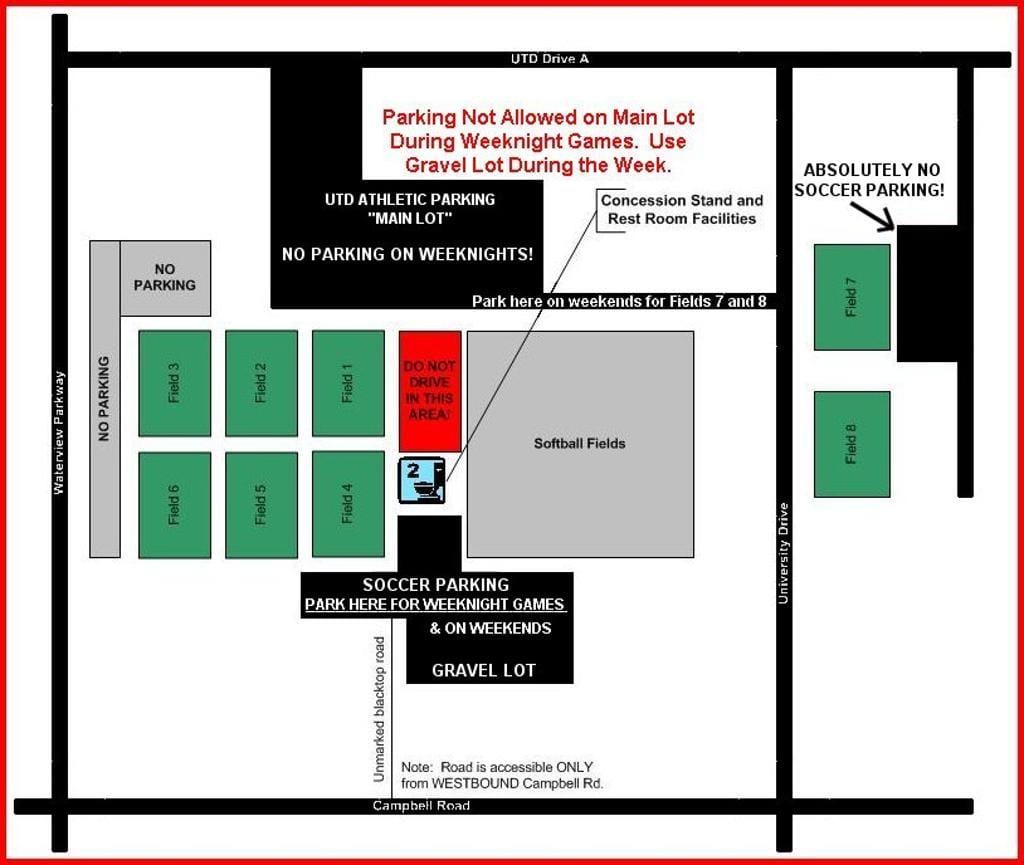 harta e UTD parking
