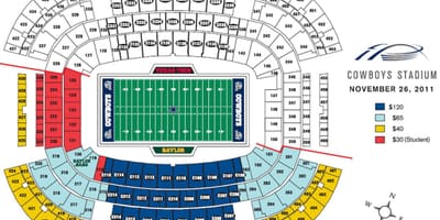 Dallas Cowboys stadium vend hartë
