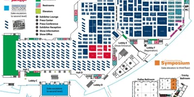 Harta e Dallas qendrën e konventës