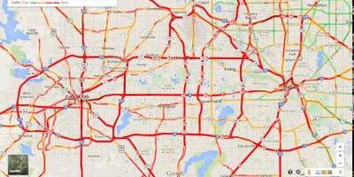 Harta e Dallas trafikut